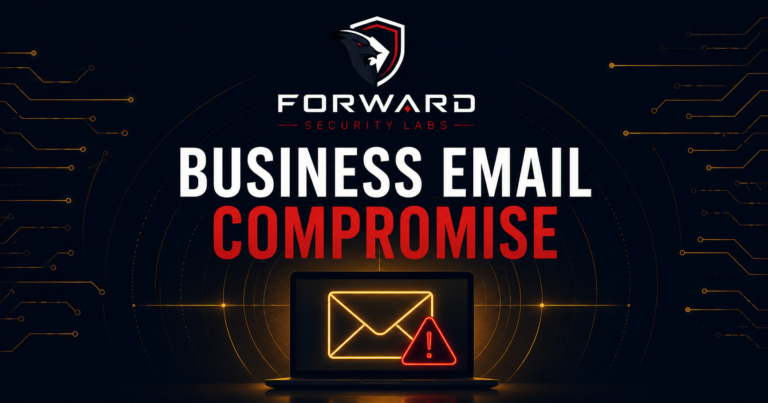 Business Email Compromise tabletop exercise for cybersecurity incident response training by Forward Security Labs.