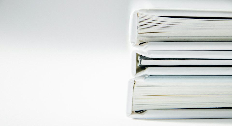 Illustrative promotional photograph for Personal Continuity File, not a screenshot of the product
